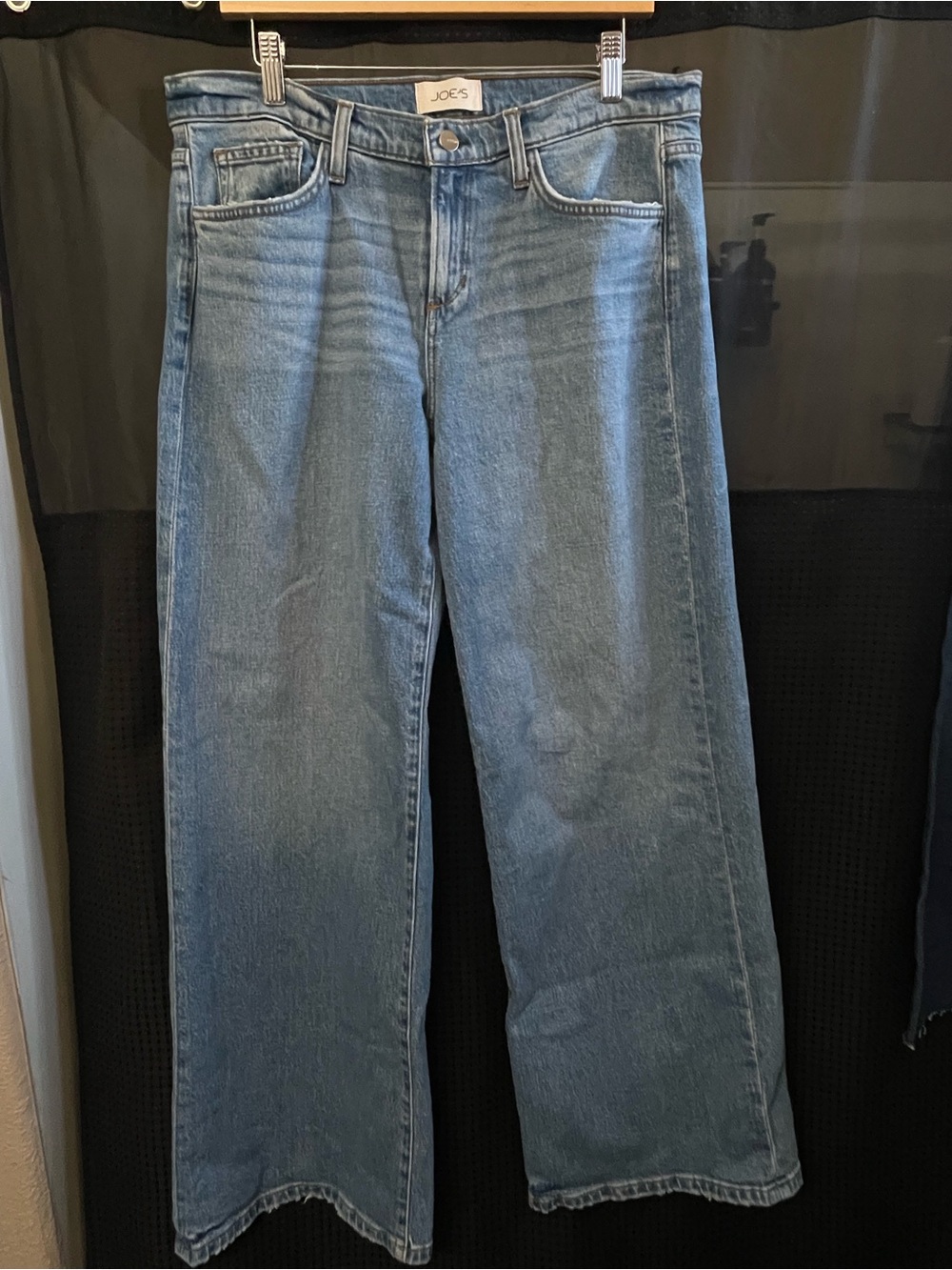 The Lou Low Rise Wide Leg Jeans - Light Blue